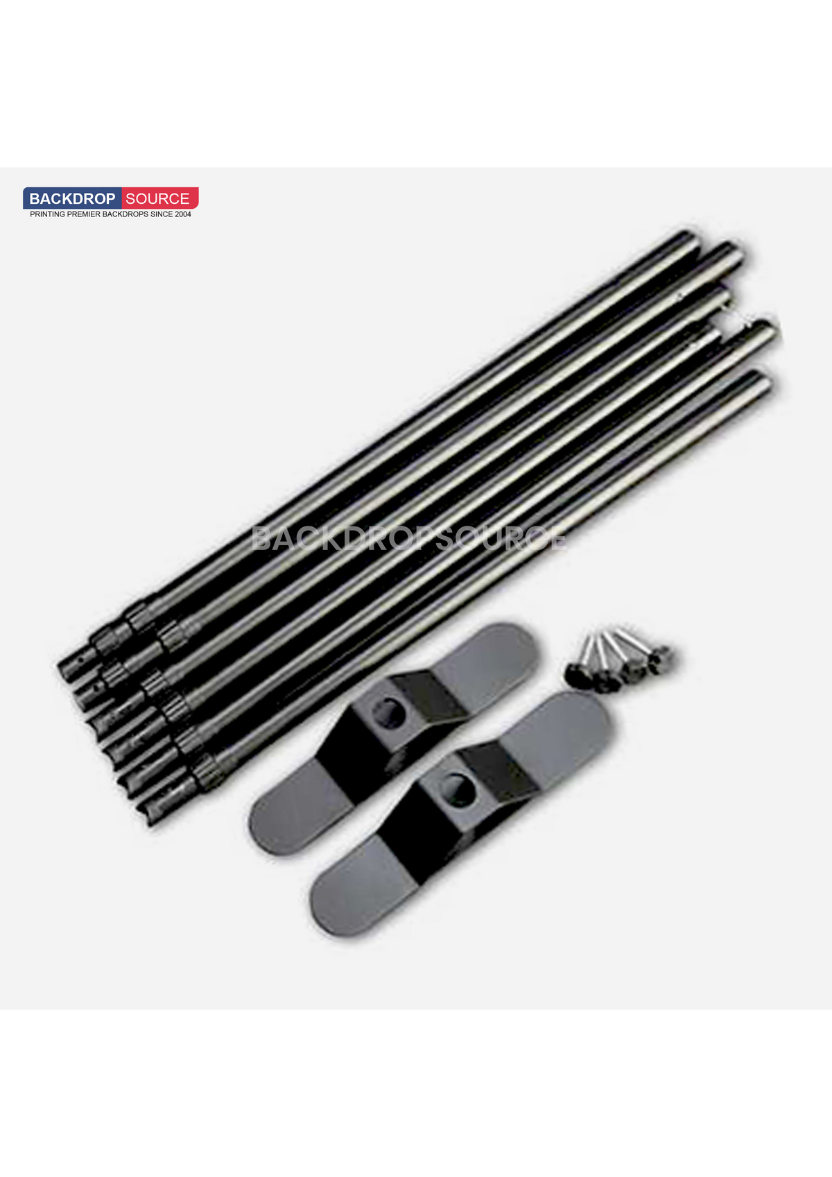 Fabric Backdrop Media Wall with Adjustable Stand.