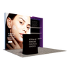 3x3m Fabric Wall Booth Kit with Shelving & LED Counter