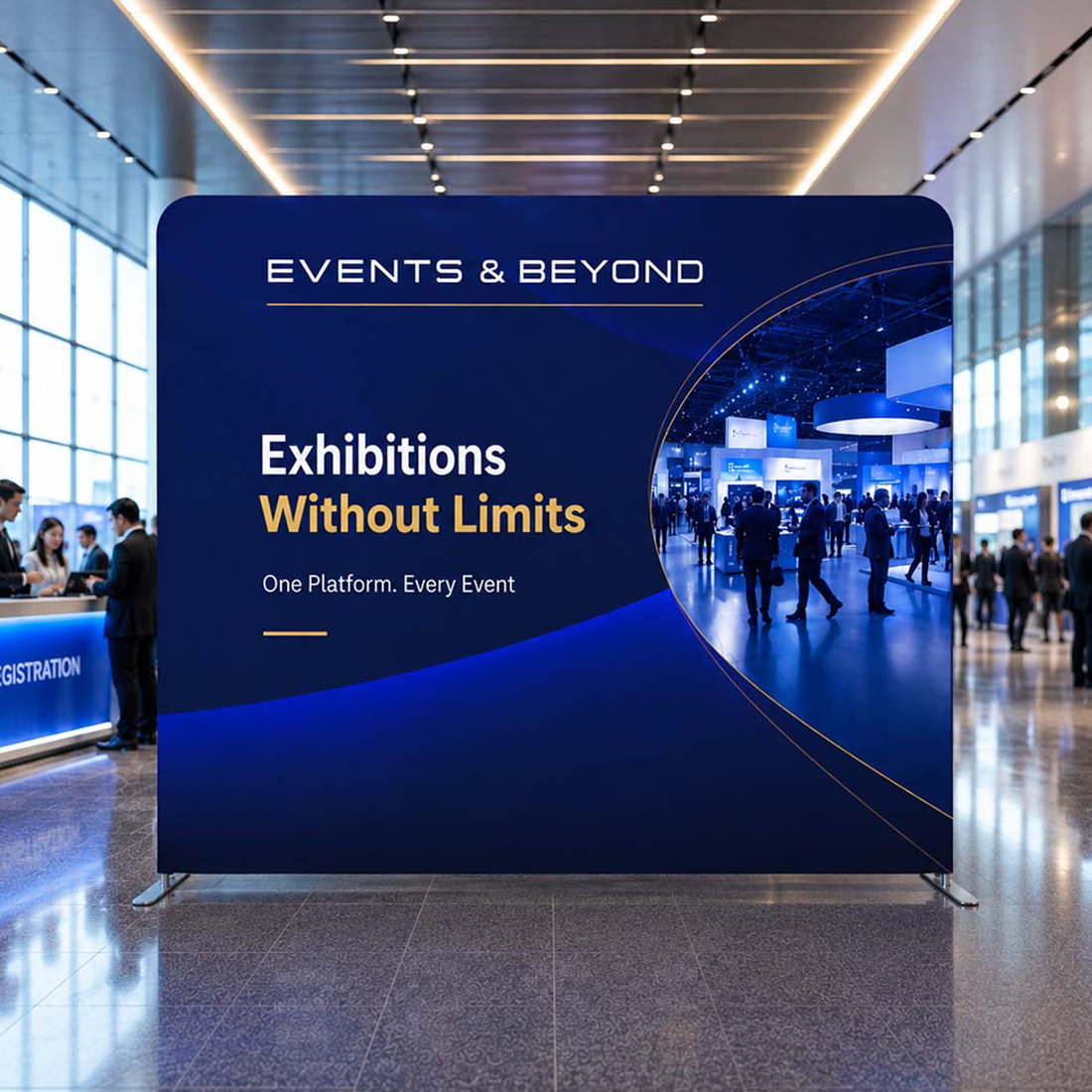 Premium Straight Tension Fabric Backdrop Display