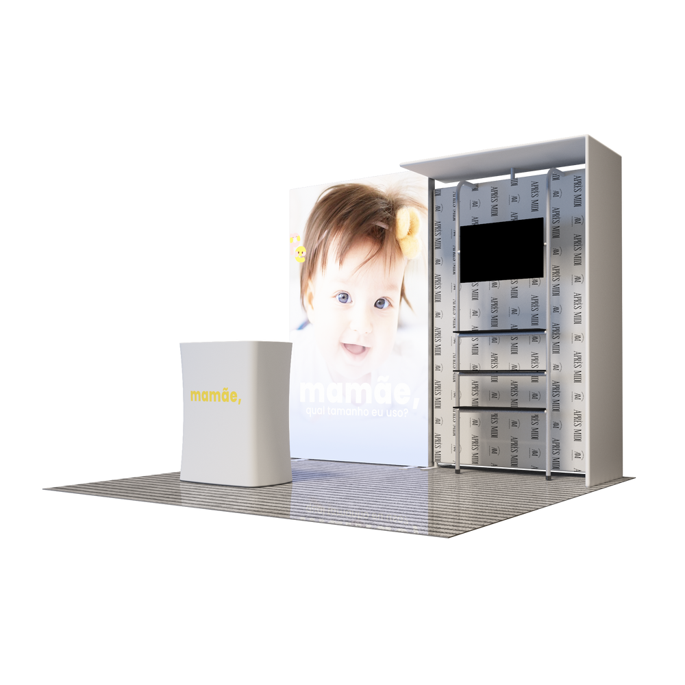 3x3m Backlit SEG Fabric Wall Display