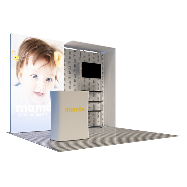 3x3m Backlit SEG Fabric Wall Display