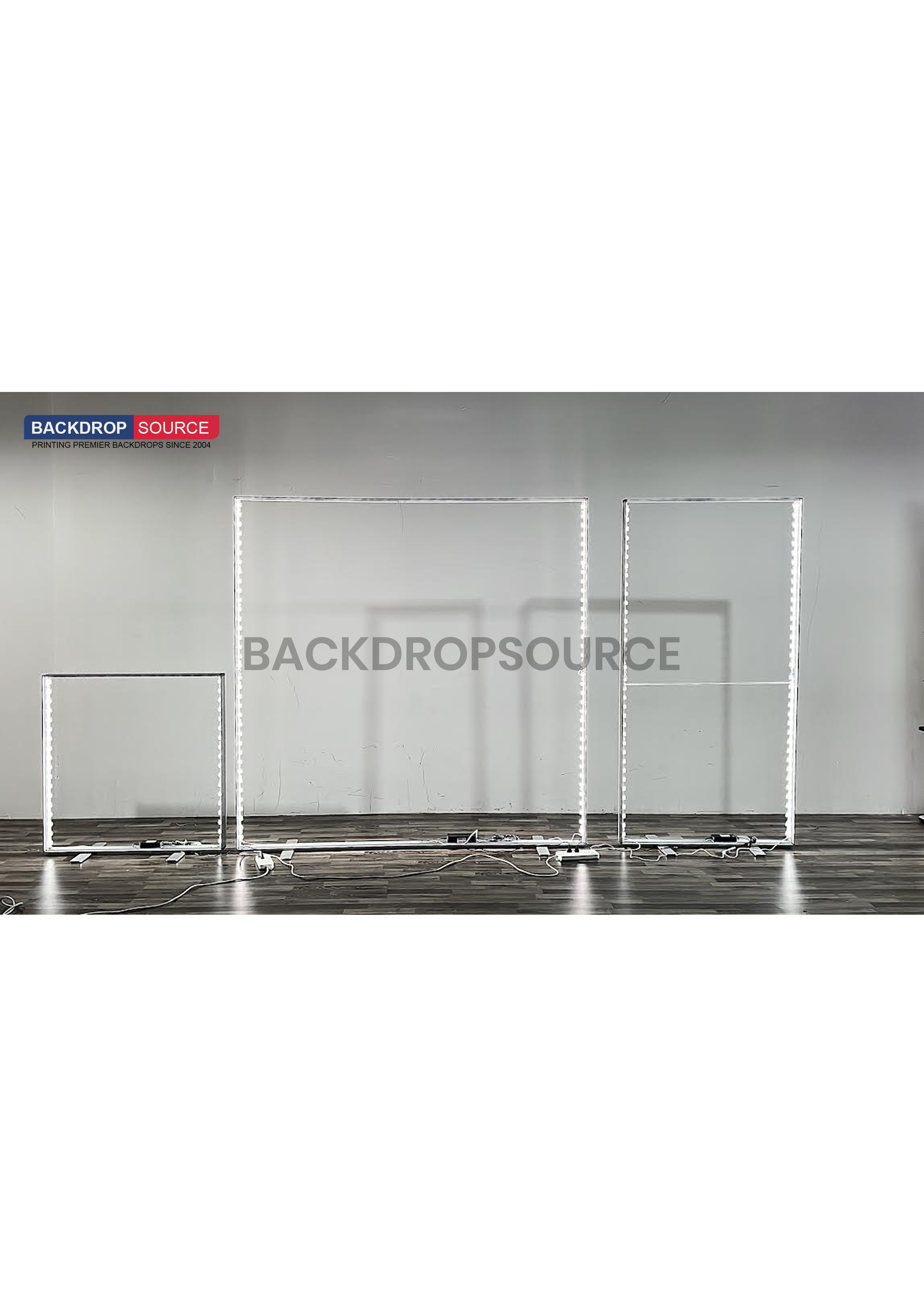 Backlit SEG Fabric Display Frame - 80mm Depth Aluminum Profile