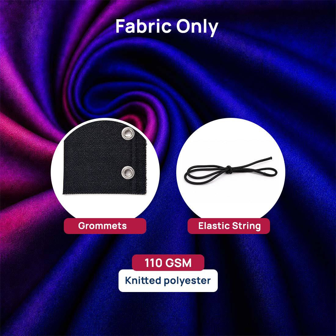 Angled Feather Fabric Flag