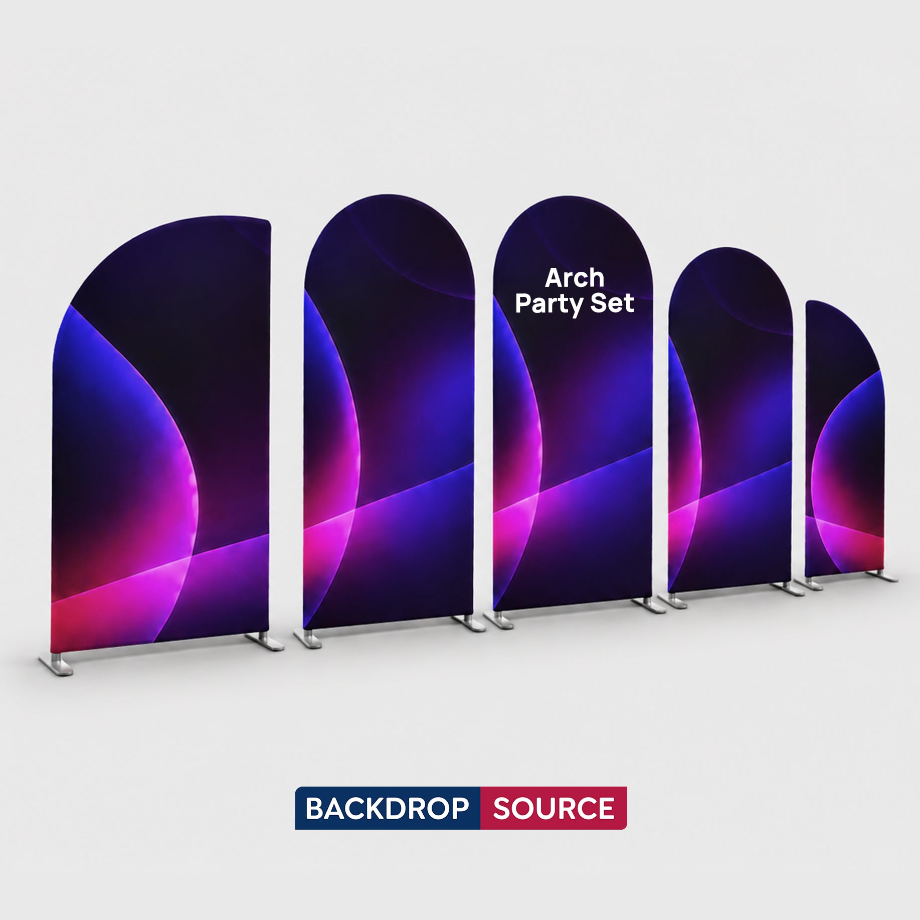 Arch Party Sets - 5 Walls with Plinth