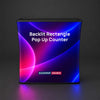 Backlit Fabric Rectangle Pop Up Counter
