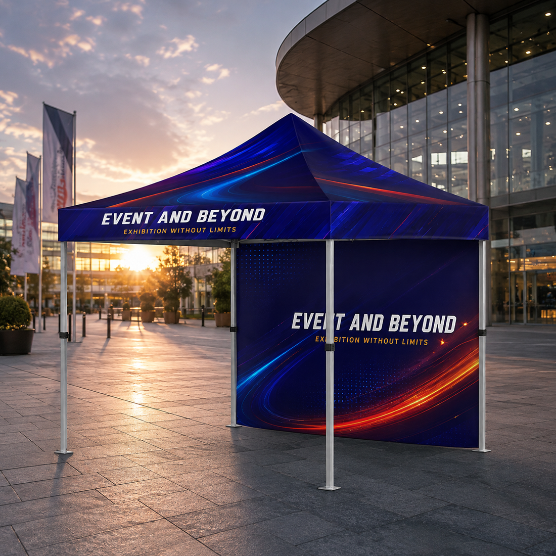 Heavy Duty Fabric Canopy Tent – 3m W x 3m H