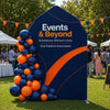 House Shaped Customized Backdrop Stand