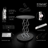 Backlit Fabric Round Pop Up Counter