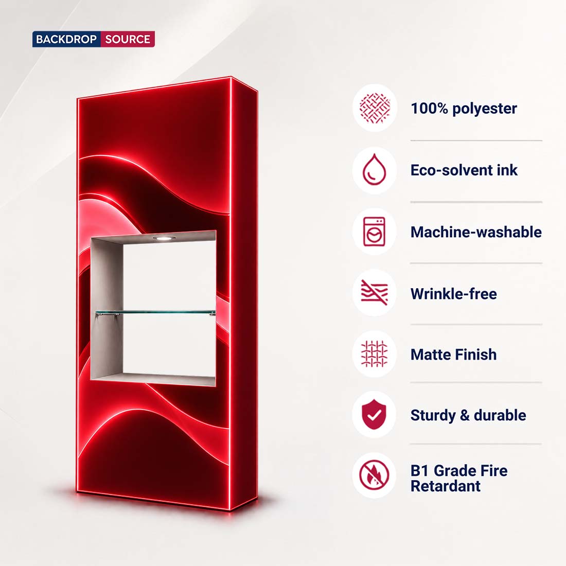 SEG Popup - Internal Showcase with Recessed LED Ring