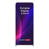 Portable 2.5m H High Fabric Exhibit Display