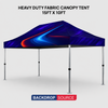 Heavy Duty Fabric Canopy Tent – 4.5m W x 3m H
