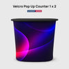 Fabric Velcro Pop Up Counter 1 x 2