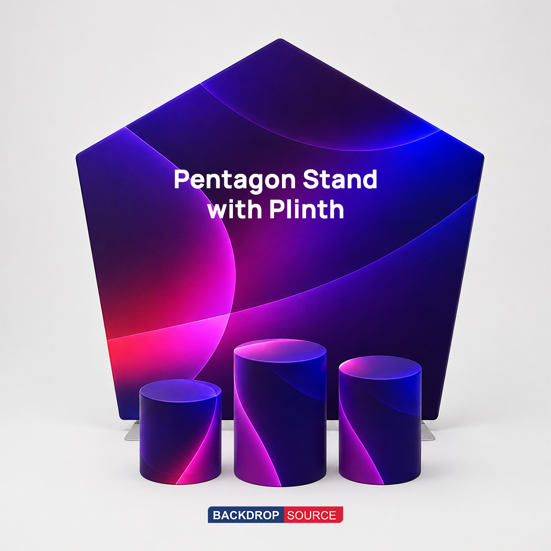 Pentagon  Stand with Plinth