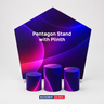 Pentagon  Stand with Plinth