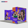 Foldable SEG  Exhibition Display - Model 17