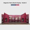 Magnetic Fabric Booth Display - Model 2 (6m x 6m)
