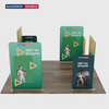 Magnetic Fabric Booth Display - Model 4 (6m x 6m)
