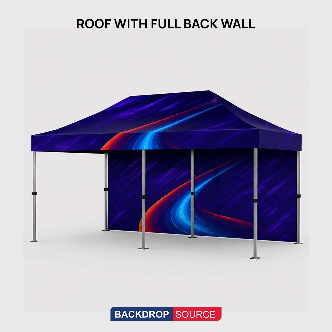 Heavy Duty Fabric Canopy Tent – 6m W x 3m H