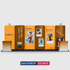 3x6m Magnetic Curved Wall Booth Kit with 2 Counters