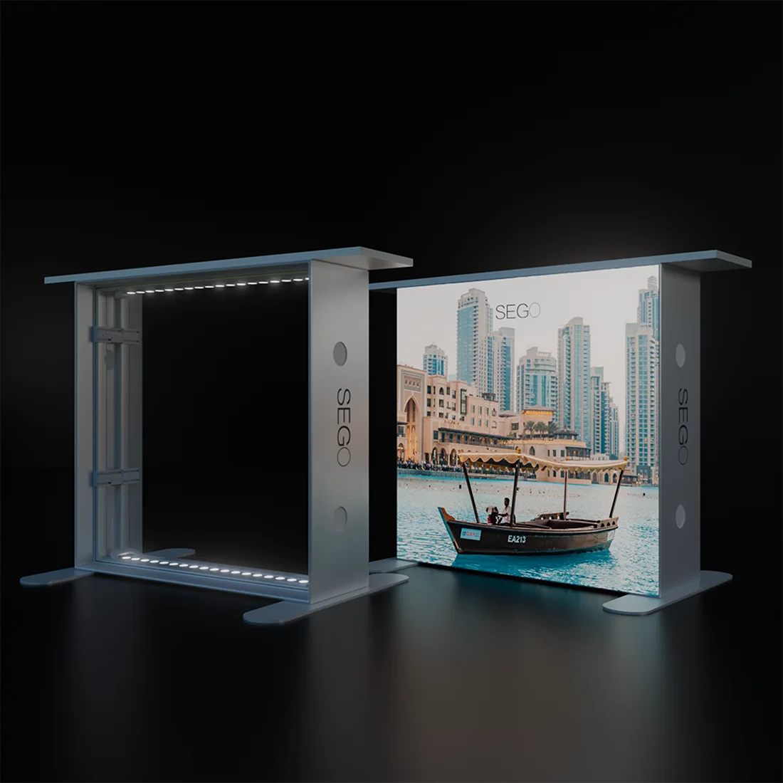 SEGO Lightbox Counters - 1m W x 1m H