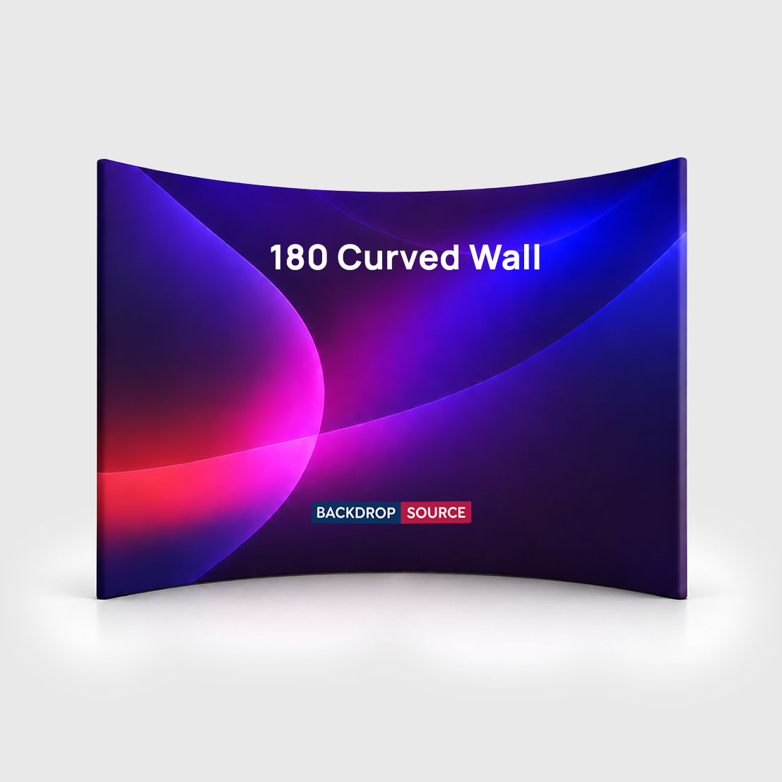 180° Curved Fabric Exhibition Booth Wall