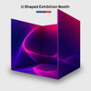 Custom Tension Fabric U-Shape Booth Backdrop