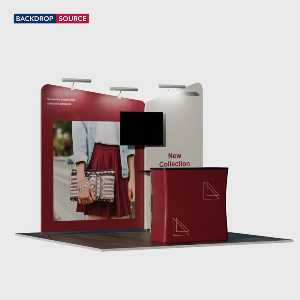 Inclined Exhibition Kit for 3m Wide Booths
