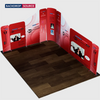 Magnetic Fabric Booth Display - Model 5 (4 x 4m)