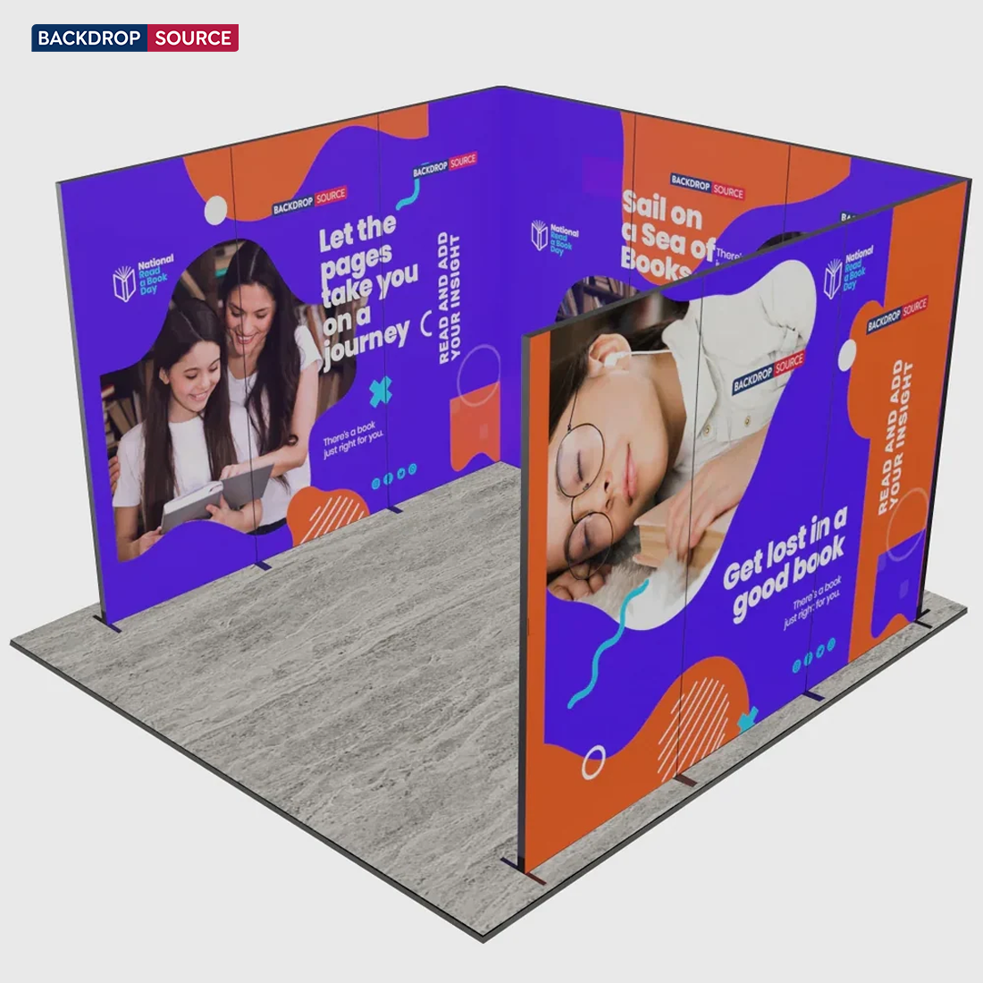 Foldable SEG Exhibition Display - Model 6