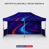 Heavy Duty Fabric Canopy Tent – 6m W x 3m H