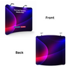 Premium Curved Fabric Backwall Kit with Clamping Lights