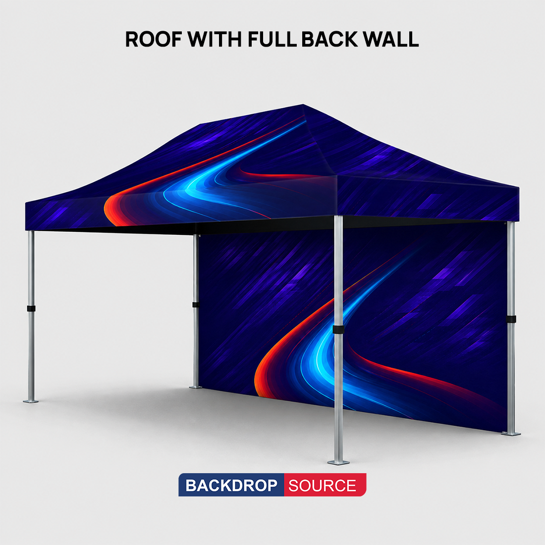 Heavy Duty Fabric Canopy Tent – 4.5m W x 3m H