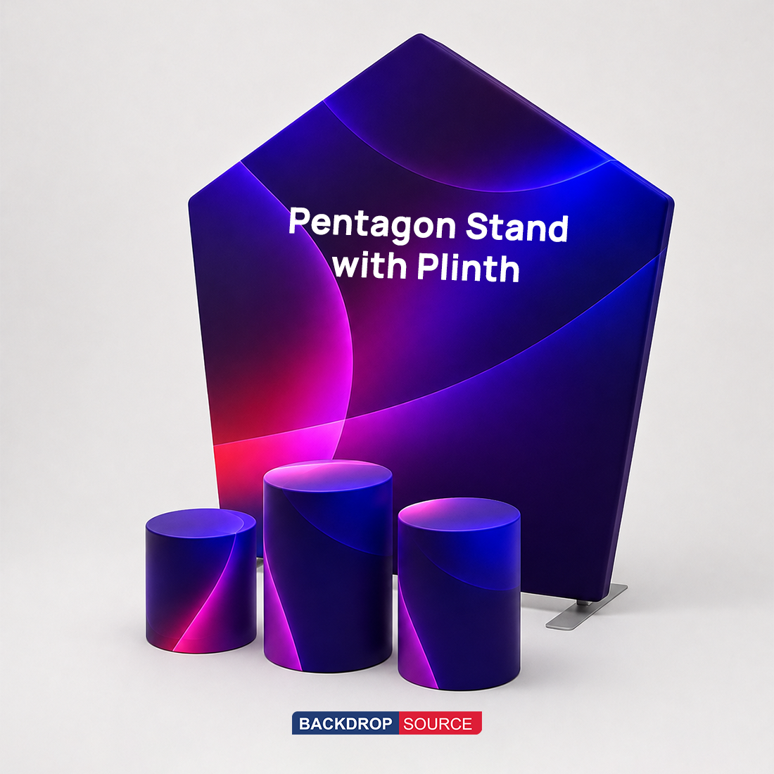 Pentagon  Stand with Plinth