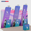 6x3m Booth Kit with 6m Backwall, Slanted Towers & Counter