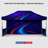 Heavy Duty Fabric Canopy Tent – 4.5m W x 3m H
