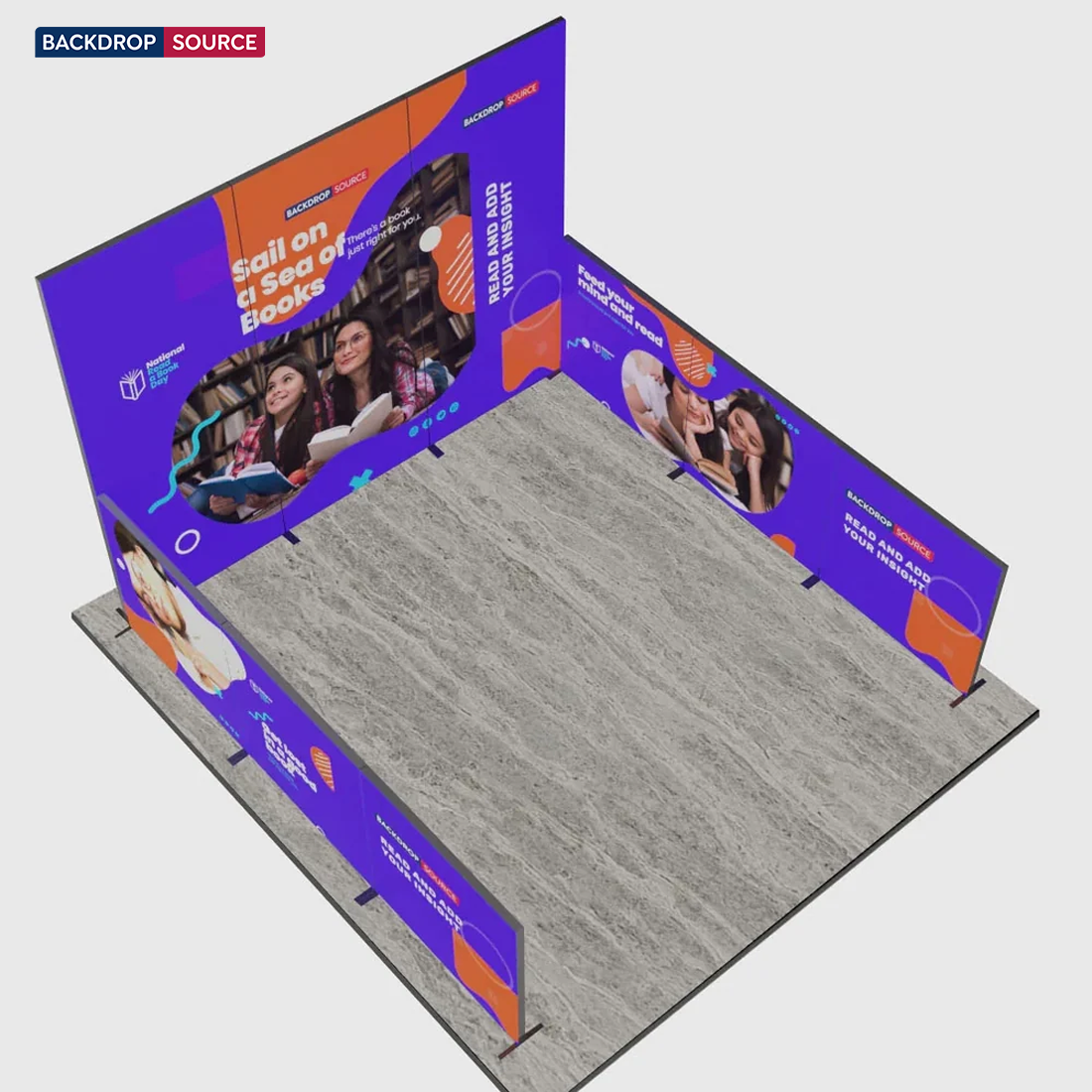 Foldable SEG  Exhibition Display - Model 3