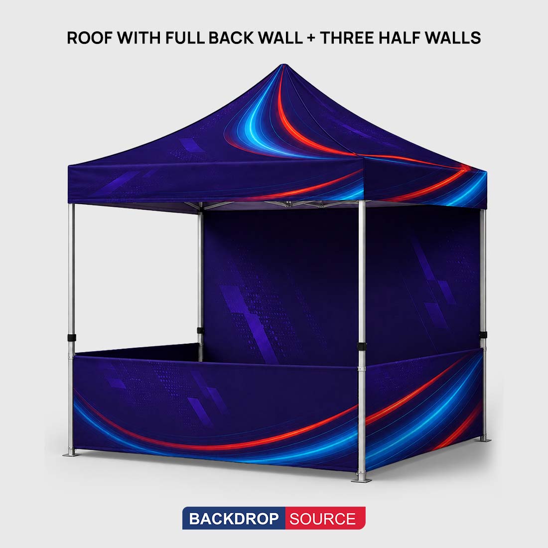 Heavy Duty Fabric Canopy Tent – 2m W x 3m H