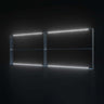 6x3m Backlit SEG Lightbox Wall with 2 Frames