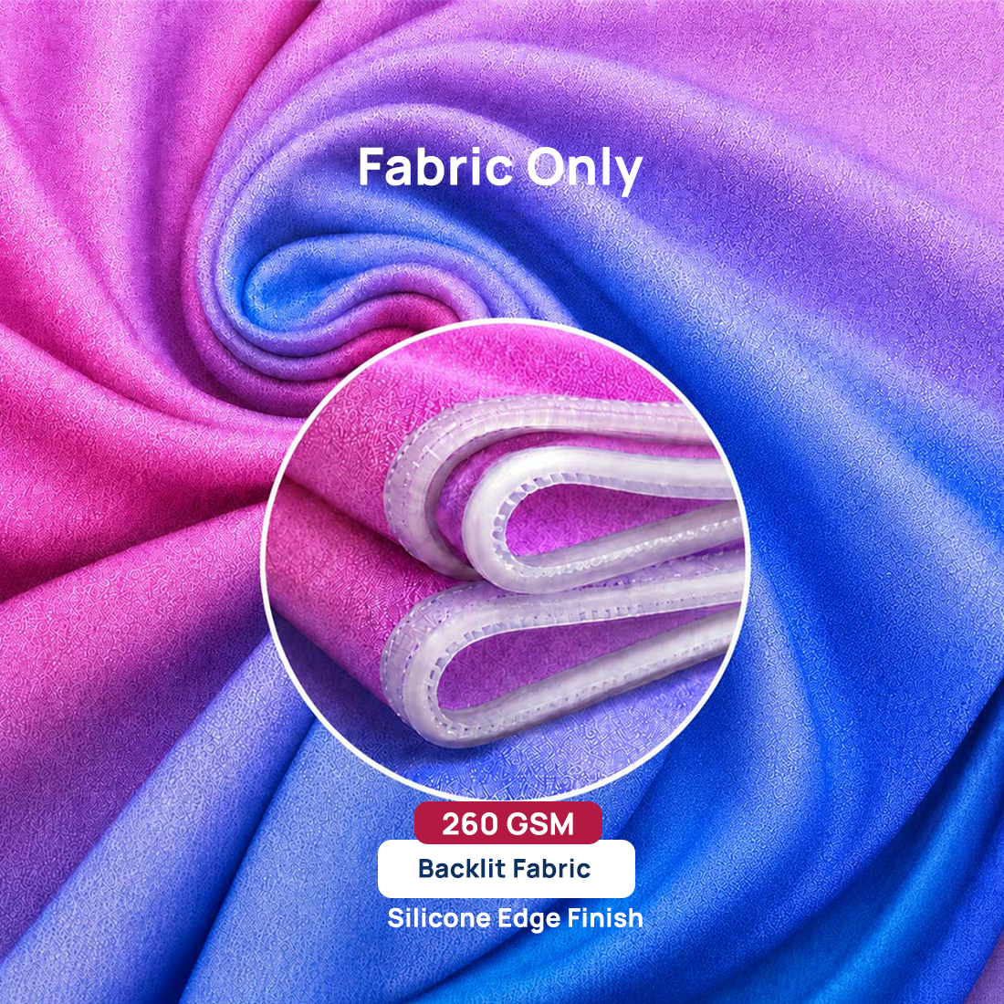 SEG Fabric Media Wall - 1.2m W x 2m H