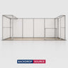 3x6m 3D Media Wall Booth Kit with 12 Display Shelves
