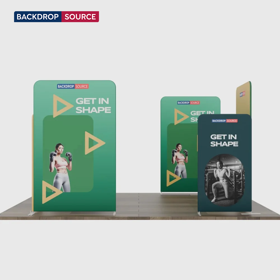 Magnetic Fabric Booth Display - Model 4 (6m x 6m)