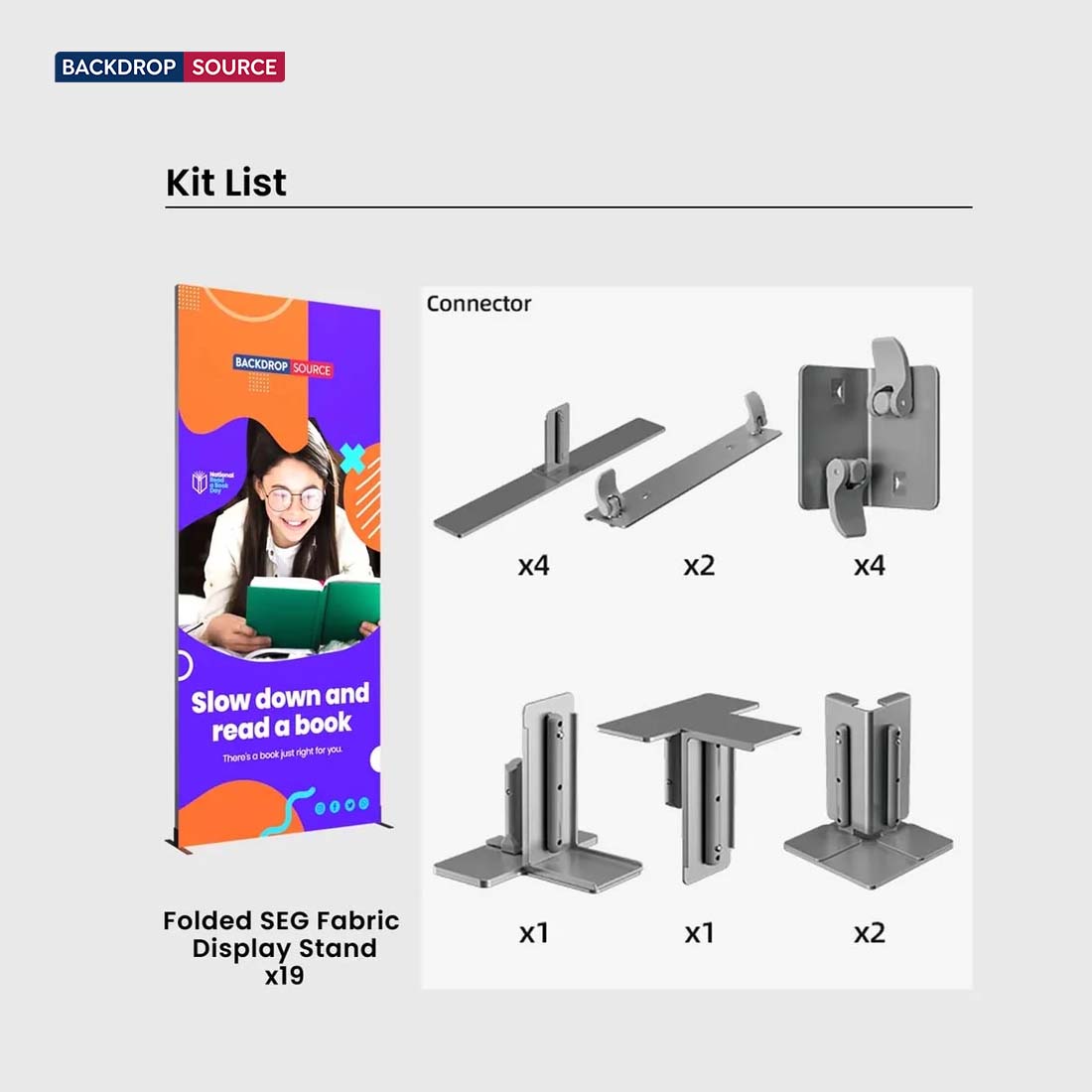Foldable SEG  Exhibition Display - Model 15
