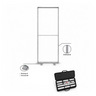 Non-Backlit SEG Fabric Media Wall - 0.85m W x 2m H