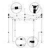 Lighted Canopy Tent Frame