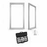 Non-Backlit Wall-Mounted SEG Fabric display - 100mm Depth