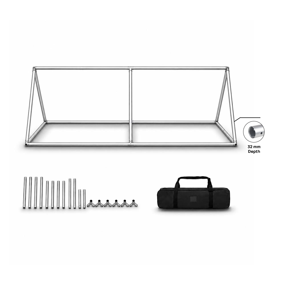 Triple-Sided Graphic Stand