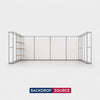 3x6m 3D Media Wall Booth Kit with 12 Display Shelves