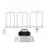 Portable Inclined Fabric Exhibit Display