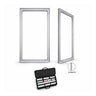 Non-Backlit Wall-Mounted SEG Fabric display - 60mm Depth