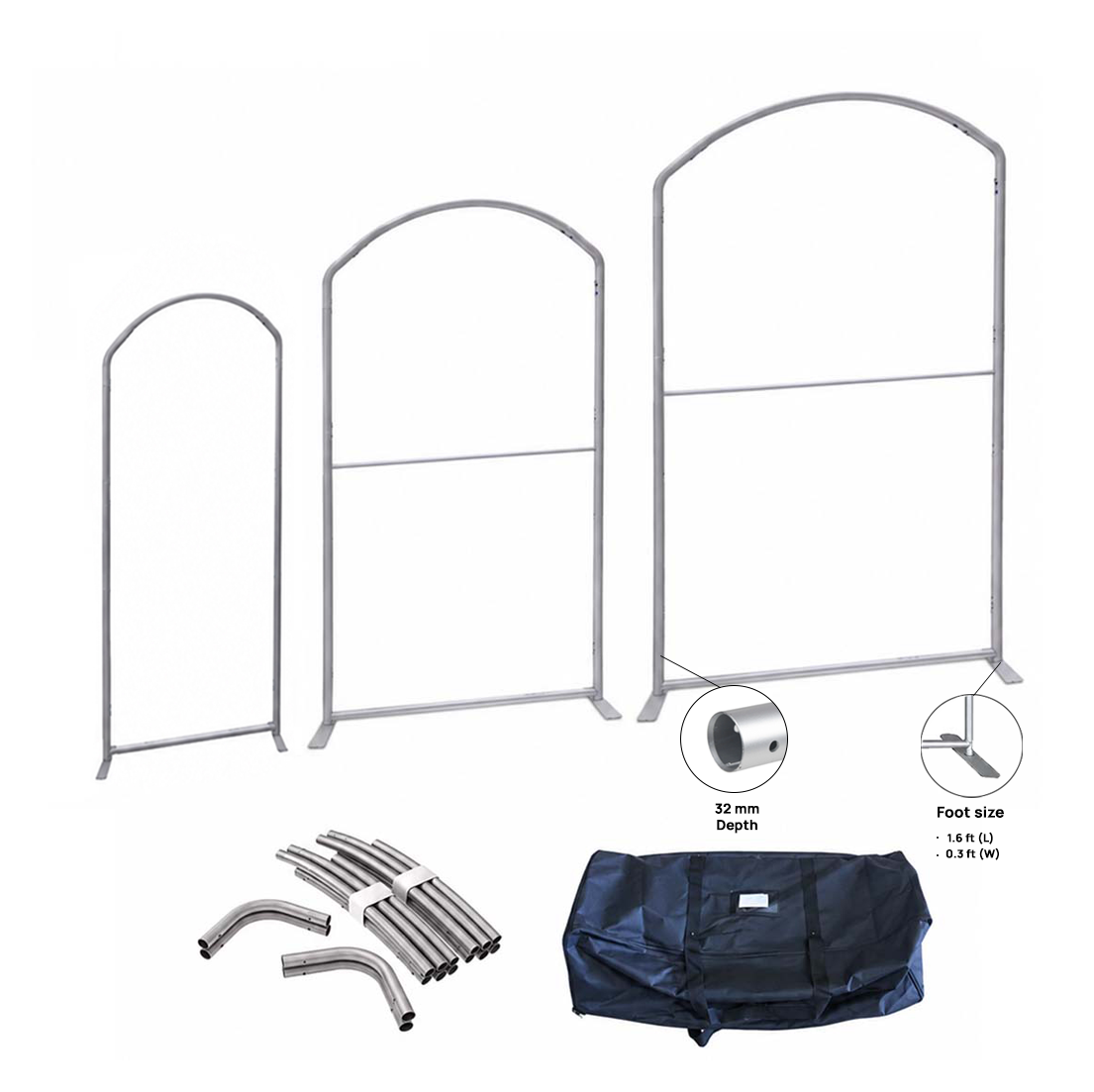 Portable Exhibit Display - Rampant Arch